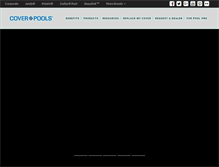 Tablet Screenshot of coverpools.com